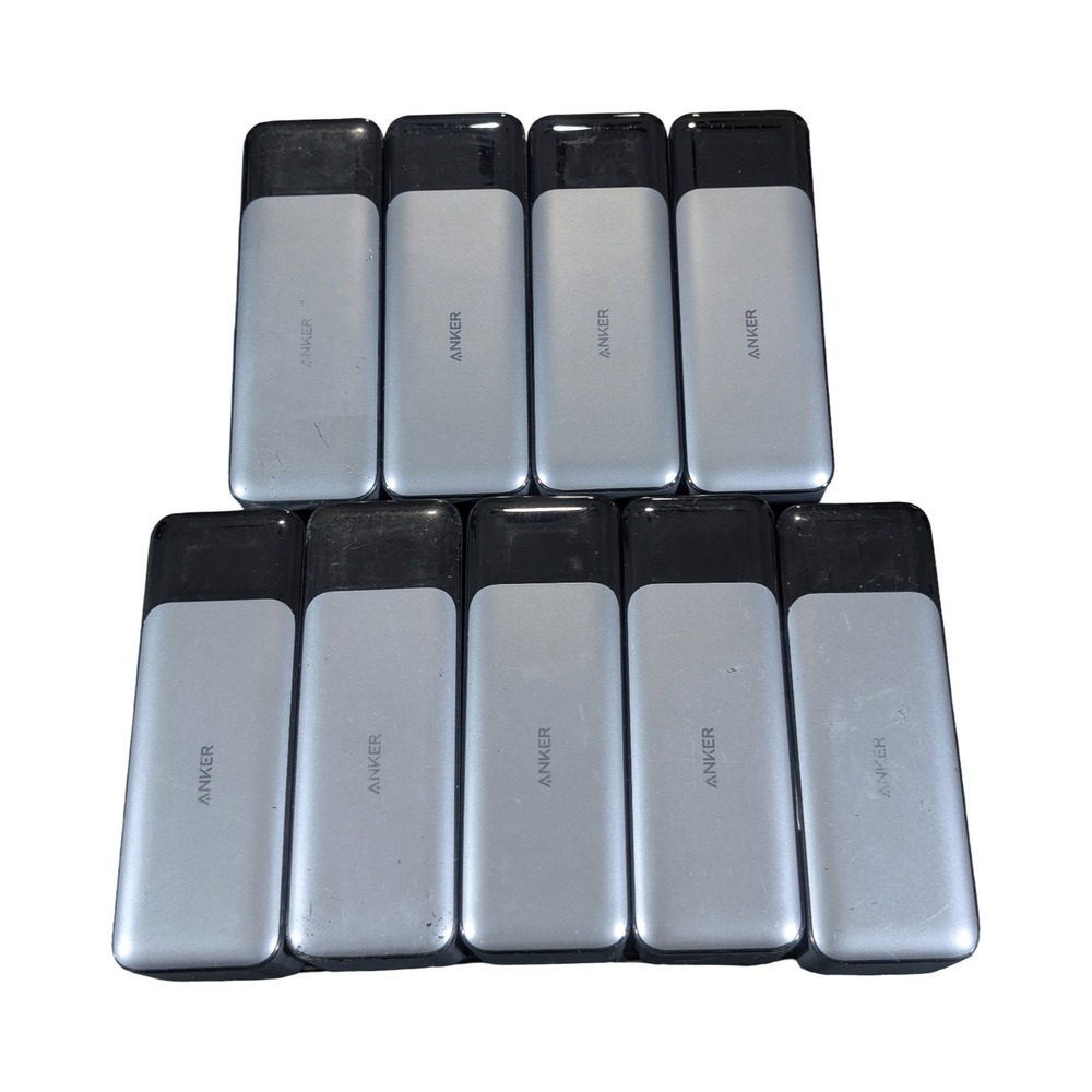BbAP (Lot Of 9) Anker 737 Power Bank 140W Max Fast Charge 24kmAh (Parts Only)